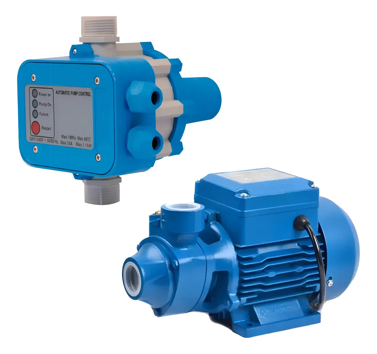 Kit Bomba de Agua Periférica + Controlador de Presión