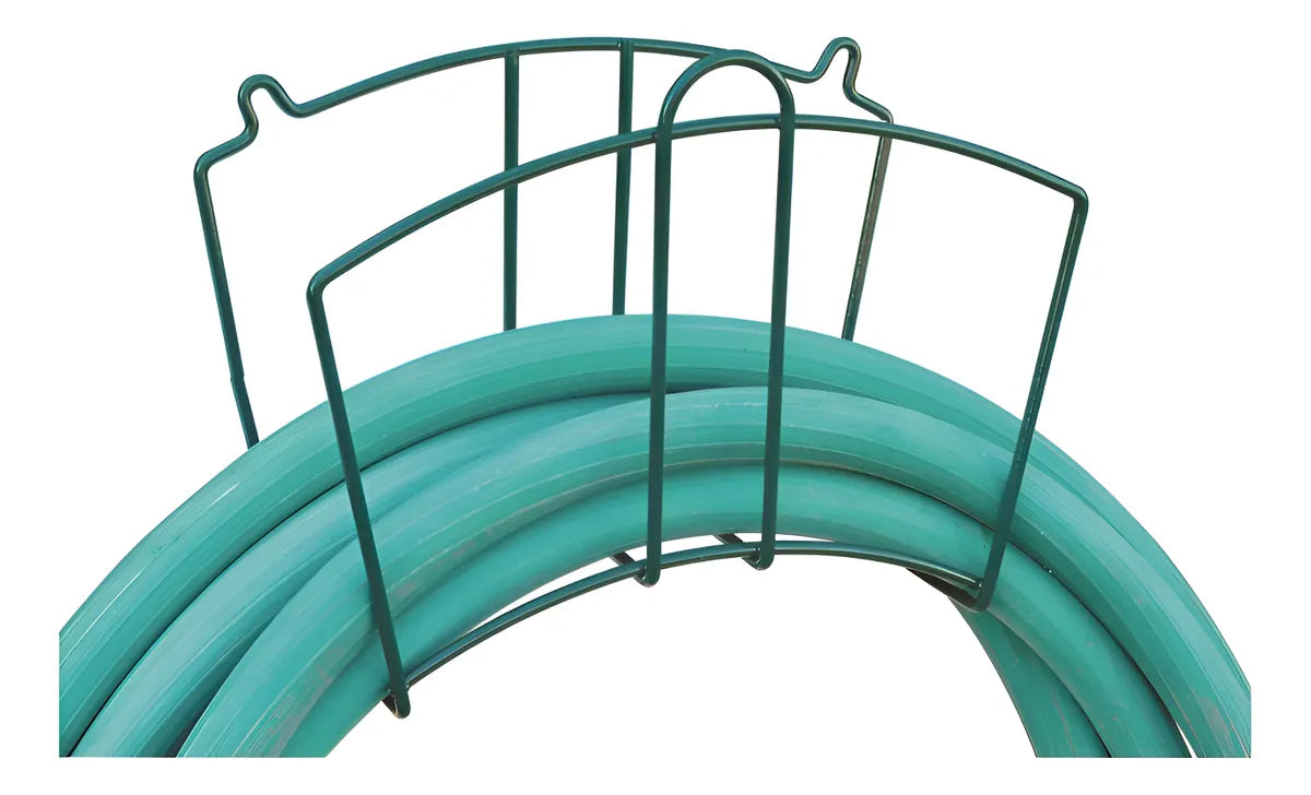 Soporte Metálico Verde para Manguera