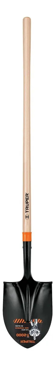 Pala T-2000 Redonda, Mango Largo 45' Truper 17175