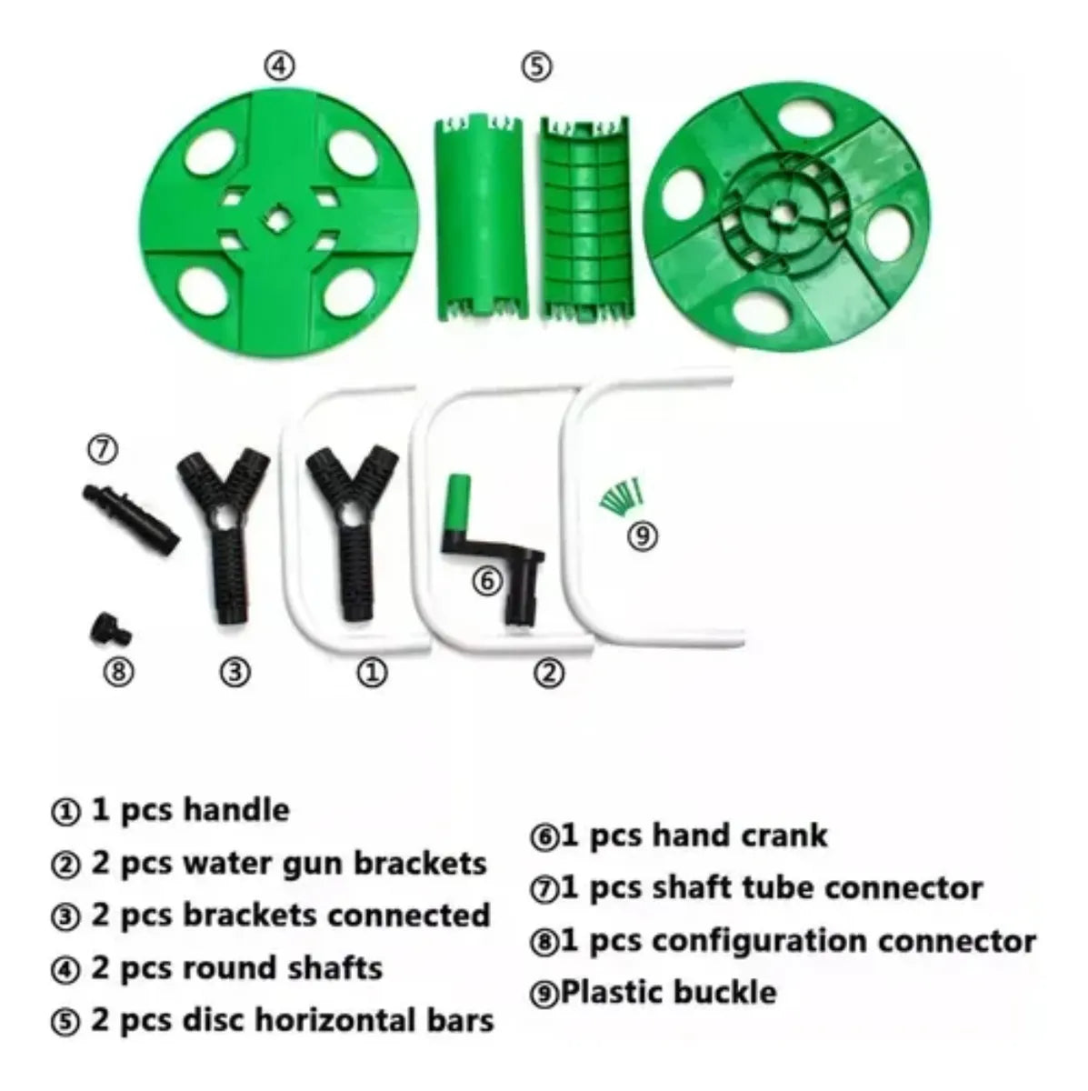 Carretel De Manguera Carro Porta Enrollador Riego 45 Metros