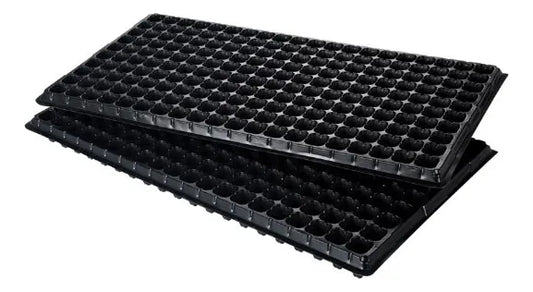 Pack De 12 Bandejas Rígidas Para Semilleros, 200 Hoyos