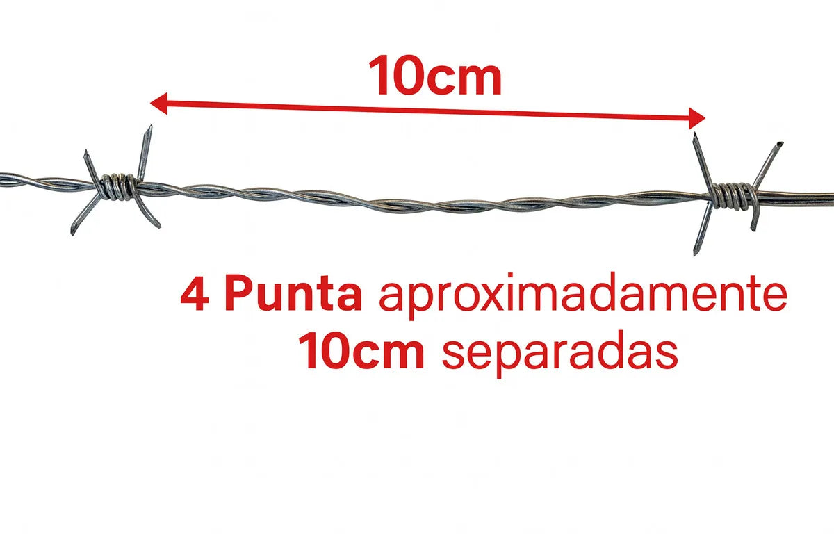 Rollo Alambre De Puas Eoland Galvanizado Alambre De Pua Rollo 500 Metros