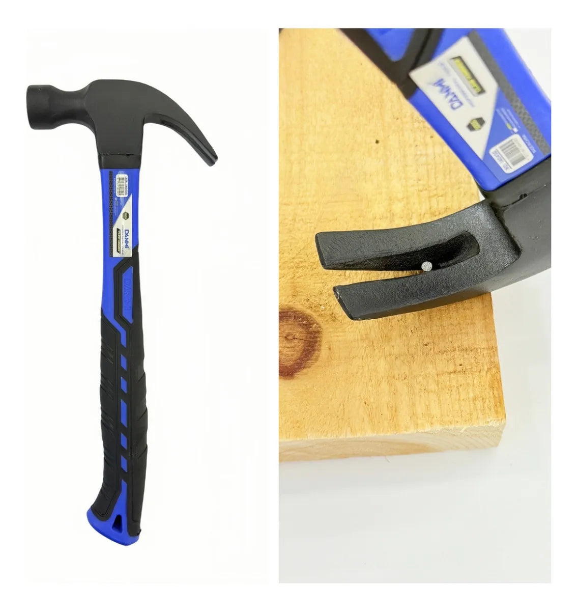 Martillo Carpintero Mango De Fibra 500g Danmi