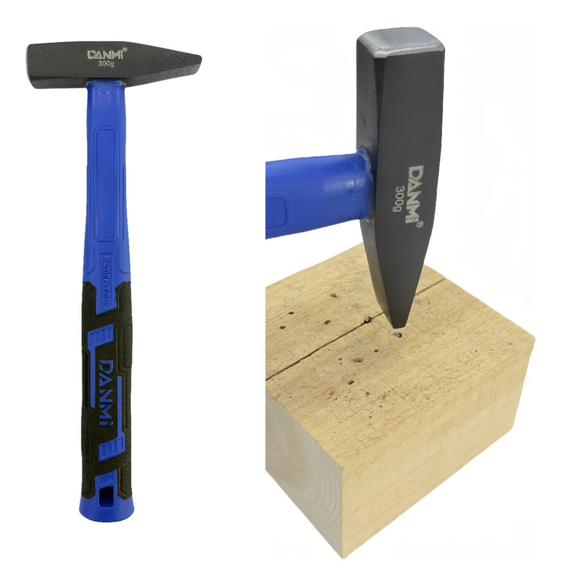 Martillo Mecánico Profesional De Estaño Mango Goma 300gr