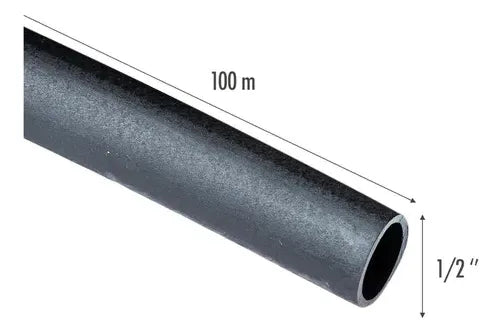 100 Metros Manguera Plansa De Polietileno 1/2 Pulgada Negro