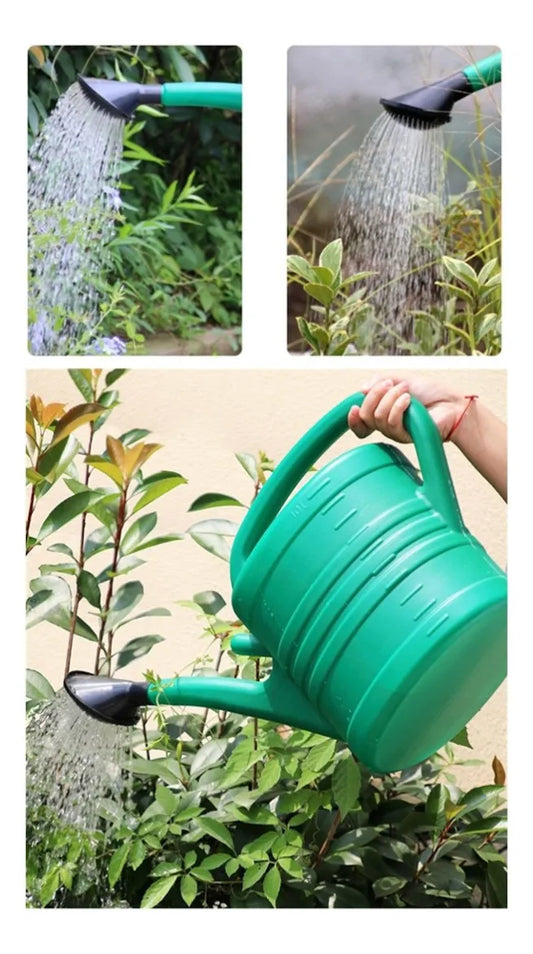 Regadera De Plastico 5 Litros Color Verde