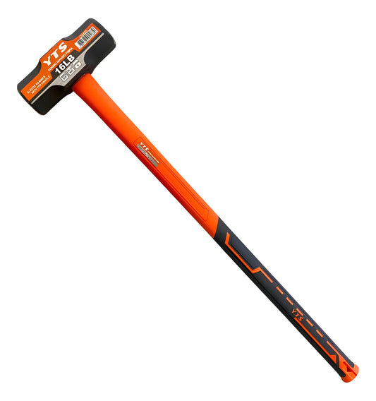 Combo Mazo Octogonal De Construcción Mango Fibra 7,3kg 16lb