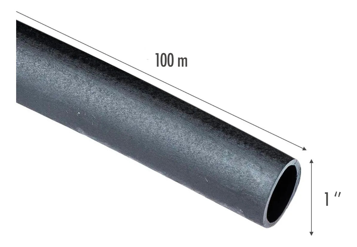 100 Mts Cañeria Manguera Plansa De Polietileno 1 Pulgada
